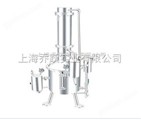 不锈钢塔式蒸汽重蒸馏水器